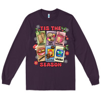 Plum this the season tamales pan dulce Long Sleeve Tee - MaliasSmallBusiness