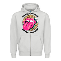 Dove Grey Always savage never average Zipper Hoodie - Bettercallsaul