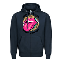 Navy Always savage never average Zipper Hoodie - Bettercallsaul