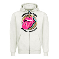 Oatmeal Heather Always savage never average Zipper Hoodie - Bettercallsaul