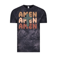 Cloud Black amen Vintage Tee - MaliasSmallBusiness