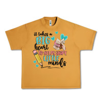 Peanut Butter it takes a big hearts to helps shape little minds Urban Heavy Tee - MaliasSmallBusiness