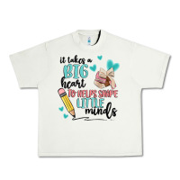 Pistachio it takes a big hearts to helps shape little minds Urban Heavy Tee - MaliasSmallBusiness