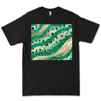 Black green glitter Premium Tee - JahusDesignShop