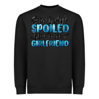 Black somebodys spoiled blue collar girlfriend Heavyweight Sweatshirt - MaliasSmallBusiness