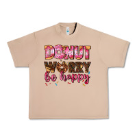 Burro donut worry be happy Urban Heavy Tee - AdoDesignShop