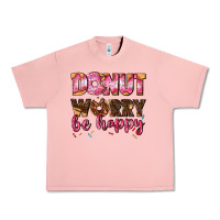 Salmon donut worry be happy Urban Heavy Tee - AdoDesignShop