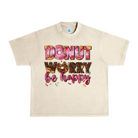 Sandshell donut worry be happy Urban Heavy Tee - AdoDesignShop