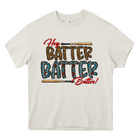 Cream hey batter batter batter Heavy Core Tee - CowhideDigitalArt