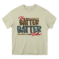Mossy hey batter batter batter Heavy Core Tee - CowhideDigitalArt