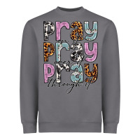 Storm pray on it pray over it pray through it Heavyweight Sweatshirt - NancyCooperArtShop