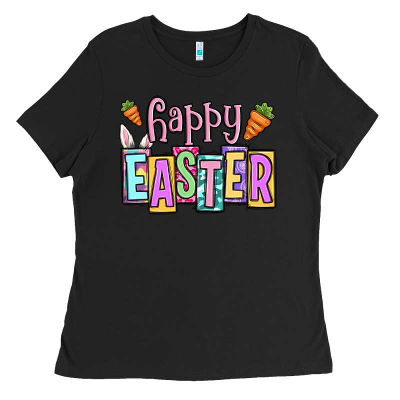 Easter Day Happy Easter Ladies Tee by OliviaCreatesArt | Teevron