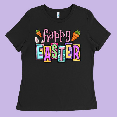 Easter Day Happy Easter Ladies Tee Designed By Oliviacreatesart