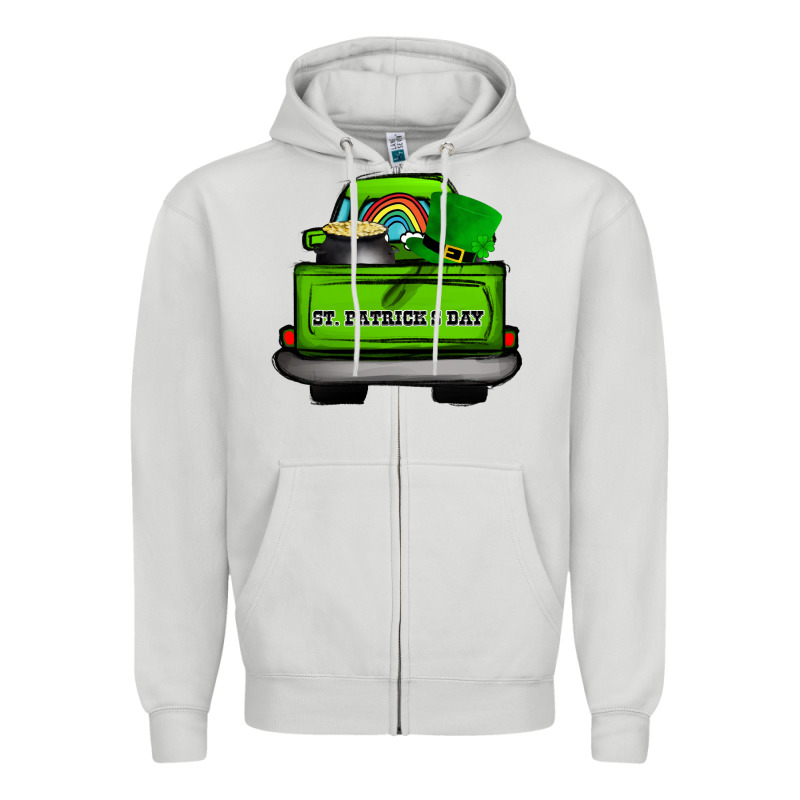 St Patrick's Day Truck Zipper Hoodie by Bettercallsaul | Teevron