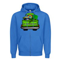 True Royal St Patrick's Day Truck Zipper Hoodie - Bettercallsaul
