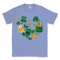 Colony Blue st. patrick heart doodle Classic Tee - MaliasSmallBusiness