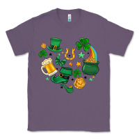 Lavender st. patrick heart doodle Classic Tee - MaliasSmallBusiness