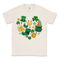 Natural st. patrick heart doodle Classic Tee - MaliasSmallBusiness