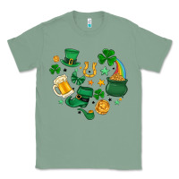Sage st. patrick heart doodle Classic Tee - MaliasSmallBusiness