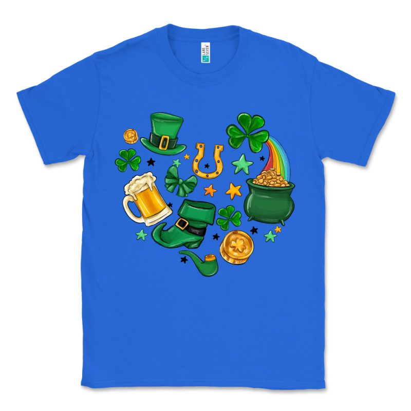 St. Patrick Heart Doodle Classic Tee by MaliasSmallBusiness | Teevron