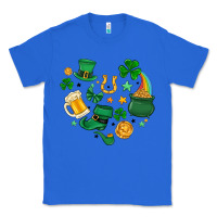 True Royal st. patrick heart doodle Classic Tee - MaliasSmallBusiness