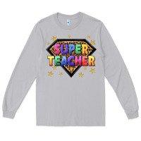 Moon Dust super teacher with leopard Long Sleeve Tee - NancyCooperArtShop