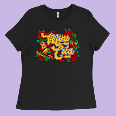 Mini Cita Ladies Tee Designed By Ranaportraitstore