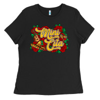 Black Mini cita Ladies Tee - RanaPortraitStore