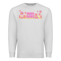 Dove Grey mom boss daisies Premium Sweatshirt - TumblerDesignByShophia
