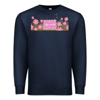 Navy mom boss daisies Premium Sweatshirt - TumblerDesignByShophia