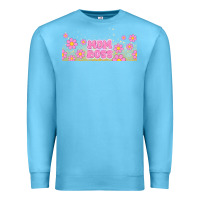 Ocean Blue mom boss daisies Premium Sweatshirt - TumblerDesignByShophia