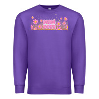 Purple mom boss daisies Premium Sweatshirt - TumblerDesignByShophia