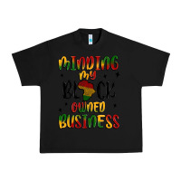 Black minding my black owned business Urban Heavy Tee - MaliasSmallBusiness