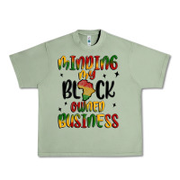 Oil Green minding my black owned business Urban Heavy Tee - MaliasSmallBusiness