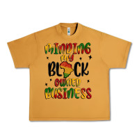 Peanut Butter minding my black owned business Urban Heavy Tee - MaliasSmallBusiness