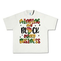 Pistachio minding my black owned business Urban Heavy Tee - MaliasSmallBusiness