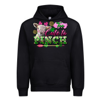 Black too cute to pinch Urban Hoodie - FaDigitalArtStudio
