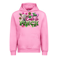Fuchsia Pink too cute to pinch Urban Hoodie - FaDigitalArtStudio