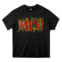 Black mini christmas Heavy Core Tee - FaDigitalArtStudio