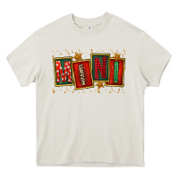 Cream mini christmas Heavy Core Tee - FaDigitalArtStudio