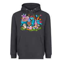 Smoke Easter gnomies with truck Easter Day Heavyweight Hoodie - HowdyJamesFarm