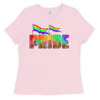 Bubblegum Pink pride Ladies Tee - HRA Design Shop