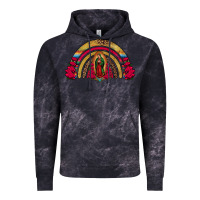 Cloud Black lady of guadalupe rainbow Vintage Hoodie - Jasminsmagicworld