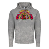 Cloud Rock lady of guadalupe rainbow Vintage Hoodie - Jasminsmagicworld