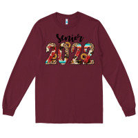 Burgundy senior 2022 western Long Sleeve Tee - JahusDesignShop