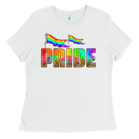 White pride Ladies Tee - HRA Design Shop