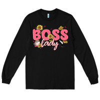 Black boss lady Long Sleeve Tee - MaliasSmallBusiness