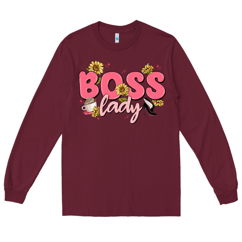 Boss Lady Long Sleeve Tee by MaliasSmallBusiness | Teevron