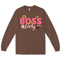 Chestnut boss lady Long Sleeve Tee - MaliasSmallBusiness