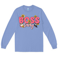 Colony Blue boss lady Long Sleeve Tee - MaliasSmallBusiness